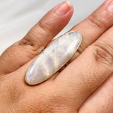 Belomorite (Sunstone with Moonstone "Eclipse" Stone) Oblong Ring Size 11 KRGJ2810 - Nature's Magick