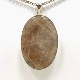 Belomorite (Sunstone with Moonstone "Eclipse" Stone) Oval Pendant KPGJ4218 - Nature's Magick