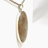 Belomorite (Sunstone with Moonstone "Eclipse" Stone) Oval Pendant KPGJ4218 - Nature's Magick