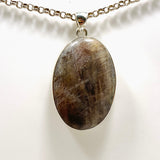 Belomorite (Sunstone with Moonstone "Eclipse" Stone) Oval Pendant KPGJ4219 - Nature's Magick