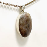 Belomorite (Sunstone with Moonstone "Eclipse" Stone) Oval Pendant KPGJ4219 - Nature's Magick