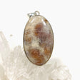 Belomorite (Sunstone with Moonstone "Eclipse" Stone) Oval Pendant with Hammered Setting KPGJ4220 - Nature's Magick