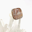 Belomorite (Sunstone with Moonstone "Eclipse" Stone) Square Ring Size 9 KRGJ3131 - Nature's Magick