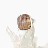 Belomorite (Sunstone with Moonstone "Eclipse" Stone) Square Ring Size 9 KRGJ3131 - Nature's Magick