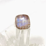 Belomorite (Sunstone with Moonstone "Eclipse" Stone) Square Ring Size 9 KRGJ3131 - Nature's Magick