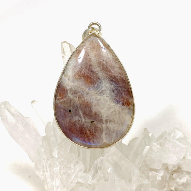 Belomorite (Sunstone with Moonstone "Eclipse" Stone) Teardrop Pendant KPGJ3586 - Nature's Magick