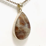 Belomorite (Sunstone with Moonstone "Eclipse" Stone) Teardrop Pendant KPGJ3586 - Nature's Magick