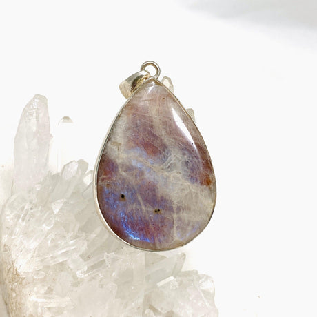 Belomorite (Sunstone with Moonstone "Eclipse" Stone) Teardrop Pendant KPGJ3586 - Nature's Magick