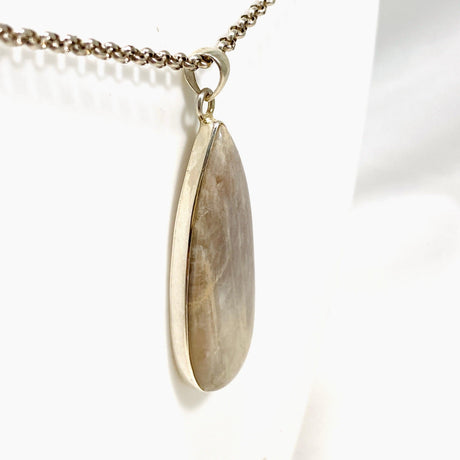 Belomorite (Sunstone with Moonstone "Eclipse" Stone) Teardrop Pendant KPGJ3589 - Nature's Magick