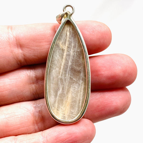 Belomorite (Sunstone with Moonstone "Eclipse" Stone) Teardrop Pendant KPGJ3589 - Nature's Magick