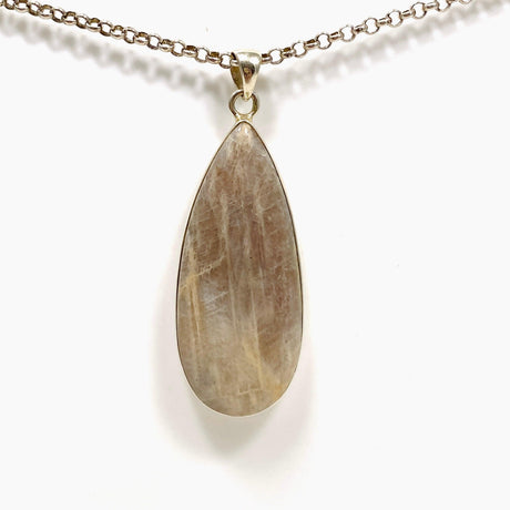 Belomorite (Sunstone with Moonstone "Eclipse" Stone) Teardrop Pendant KPGJ3589 - Nature's Magick