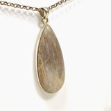 Belomorite (Sunstone with Moonstone "Eclipse" Stone) Teardrop Pendant KPGJ3589 - Nature's Magick