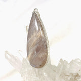 Belomorite (Sunstone with Moonstone "Eclipse" Stone) Teardrop Pendant with hammered setting KPGJ4214 - Nature's Magick