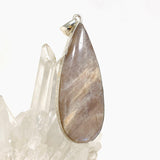 Belomorite (Sunstone with Moonstone "Eclipse" Stone) Teardrop Pendant with hammered setting KPGJ4214 - Nature's Magick