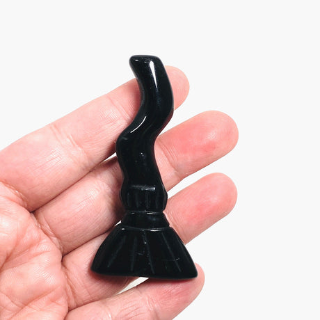 Black Obsidian Broom HWB-01 - Nature's Magick