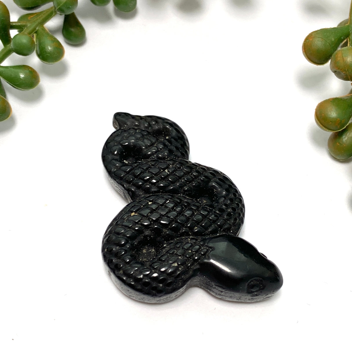 Black obsidian slithering snake BOSN-01