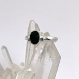 Black Onyx Oval Faceted Stone in a Decorative Setting R4831