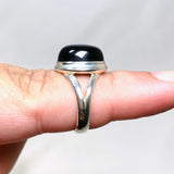 Black Onyx Oval Ring s.9 KRGJ2994 - Nature's Magick