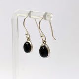 Black Star Diopside Oval Cabochon Earrings PEGJ410