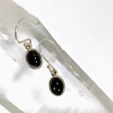 Black Star Diopside Oval Cabochon Earrings PEGJ410