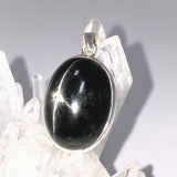 Black Star Diopside Oval Cabochon Pendant PPGJ1317