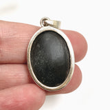Black Star Diopside Oval Cabochon Pendant PPGJ1317