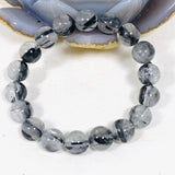 Black Tourmaline in quartz bracelet - Nature's Magick