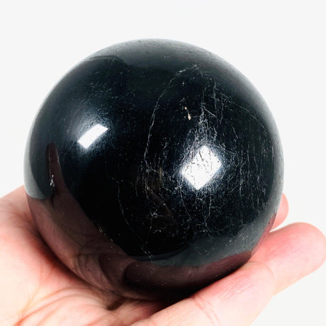 Black Tourmaline Sphere BTS-630 - Nature's Magick