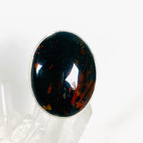 Bloodstone Oval Ring Size 8 KRGJ3075 - Nature's Magick