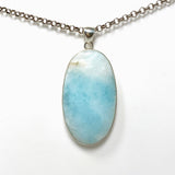 Blue Aragonite Oval Pendant KPGJ4469 - Nature's Magick