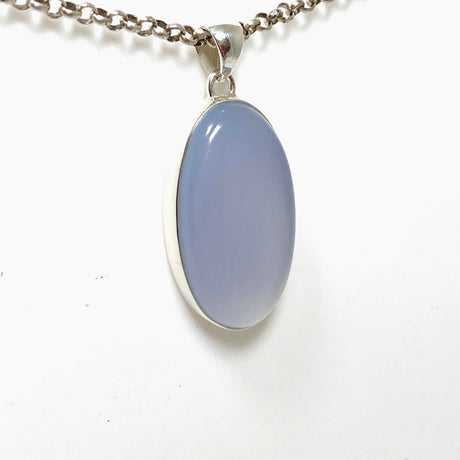 Blue Chalcedony Oval Pendant KPGJ4470 - Nature's Magick