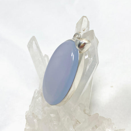 Blue Chalcedony Oval Pendant KPGJ4470 - Nature's Magick