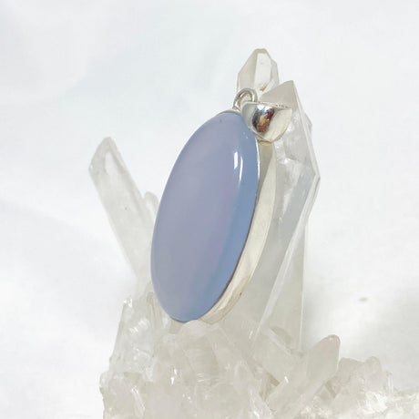 Blue Chalcedony Oval Pendant KPGJ4470 - Nature's Magick