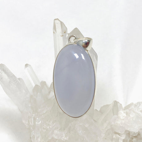 Blue Chalcedony Oval Pendant KPGJ4470 - Nature's Magick