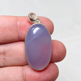 Blue Chalcedony Oval Pendant KPGJ4470 - Nature's Magick