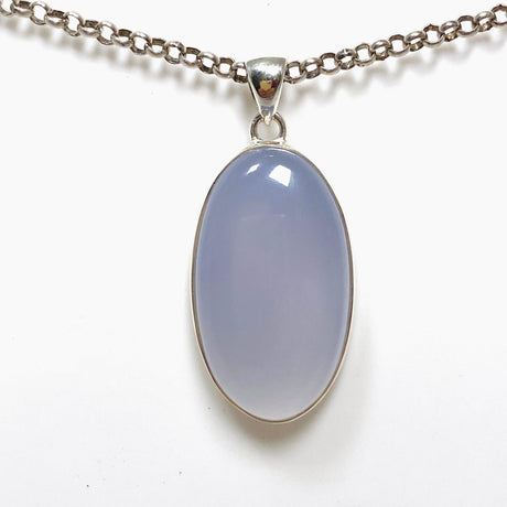 Blue Chalcedony Oval Pendant KPGJ4470 - Nature's Magick