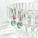 Blue Chalcedony petite oval faceted earrings R2363-BCO - Nature's Magick