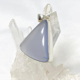 Blue Chalcedony Triangular Pendant KPGJ4473 - Nature's Magick