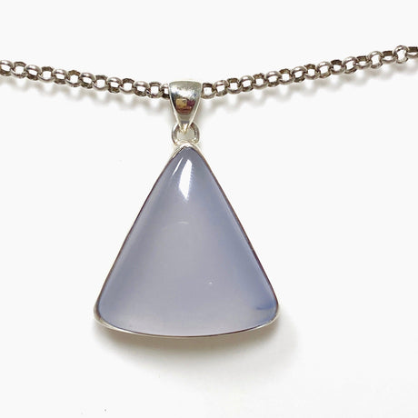 Blue Chalcedony Triangular Pendant KPGJ4473 - Nature's Magick