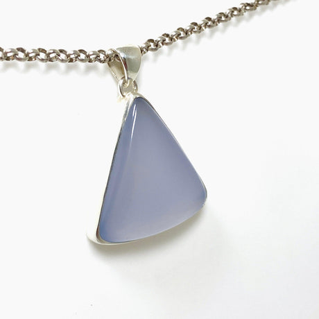 Blue Chalcedony Triangular Pendant KPGJ4473 - Nature's Magick