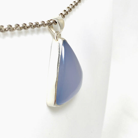 Blue Chalcedony Triangular Pendant KPGJ4473 - Nature's Magick