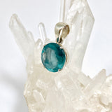 Blue Fluorite Round Faceted Pendant PPGJ1280