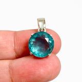 Blue Fluorite Round Faceted Pendant PPGJ1280