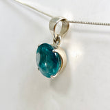 Blue Fluorite Round Faceted Pendant PPGJ1280