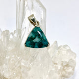 Blue Fluorite Triangular Faceted Pendant PPGJ1286