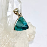 Blue Fluorite Triangular Faceted Pendant PPGJ1286