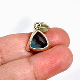 Blue Fluorite Triangular Faceted Pendant PPGJ1286