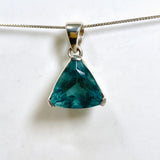 Blue Fluorite Triangular Faceted Pendant PPGJ1286