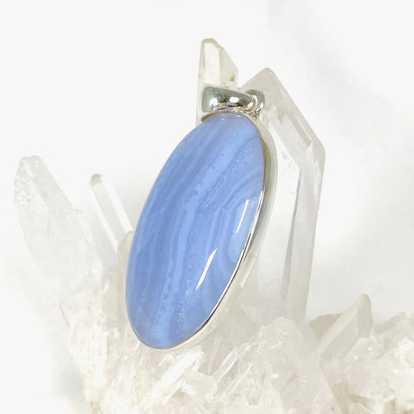 Blue Lace Agate oval pendant KPGJ3771 - Nature's Magick