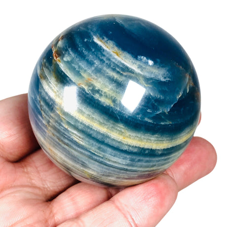 Blue Onyx Sphere BXS-02 - Nature's Magick